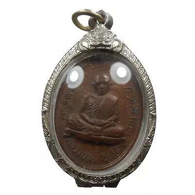 Perfect Lp Tim Old Thai Buddha Amulet Hot Pendant Very Rare !!! • $2.25