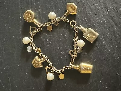 MA GRIFFE PERFUME Bottle Charm Bracelet Vintage GOLD TONE • $20