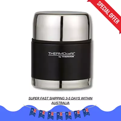 Thermocafe By Thermos Vacuum Insulated Stainless Steel Food Jar 500Ml Matte Bl • $22
