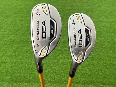 Adams Golf IDEA A7 HYBRID SET 3 & 4 Left Handed Graphite ProForce 85 Stiff Flex • $135.86