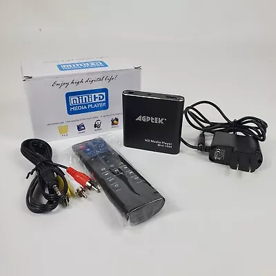 HDMI Media Player Black Mini 1080p Full-HD Ultra HDMI Digital Media Player USB • $39.95