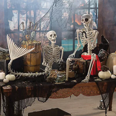 Skeleton Mermaid & Pirate Couple Halloween Decorations - Home Decor - 2 Pieces • $179.99