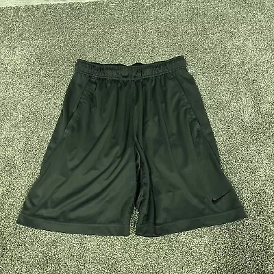 Nike Gym Shorts Dri Fit Standard Fit Gray With Pockets Athletic Mens Size Small • $17.99