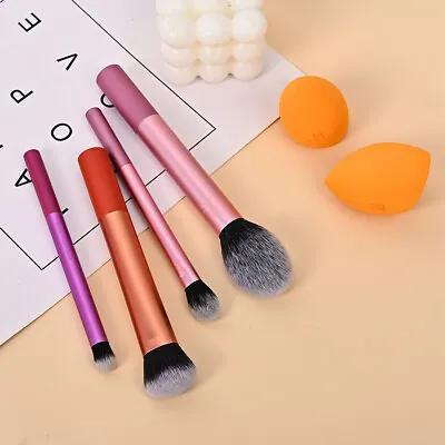 $16.99 • Buy Real Techniques Makeup Brushes Set Foundation Smooth Blender Sponges Puff Tool