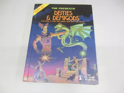 1980 Advanced Dungeons & Dragons DEITIES & DEMIGODS 2013 HC 144 Pages Cthulhu • $249.99