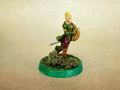 WOTC Painted GRAY ELF WARSINGER #2 Chainmail Frostgrave Pathfinder AD&D OOP VV23 • $12.99