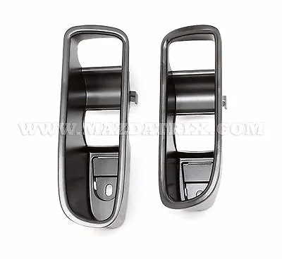 1993-95 Mazda RX-7 Aluminum Black Door Handle Cup Trim (Left And Right) • $161.59