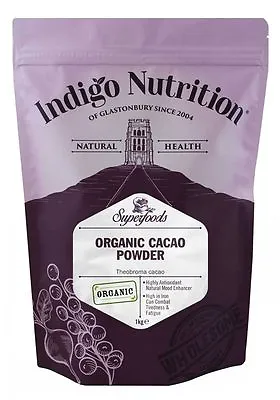 Organic Cacao Powder - 1kg - Indigo Herbs • £16.95