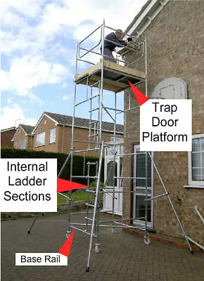 Internal Ladder & Trap Door Kit ONLY To Fit Classic Toptower DIY Scaffold Tower • £199