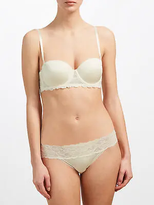 Calvin Klein Underwear Seductive Comfort Lace Multiway Bra Ivory • £14.99