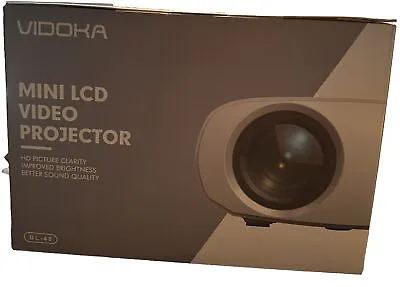 VIDOKA BL-48 Projector 9200 Lumens 1080P 3D LED 4K Mini WiFi Video Home Theater • $55