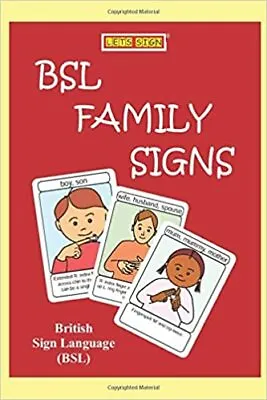 £6.98 • Buy NEW BSL FAMILY Signs British Sign Language In FLASHCARD Format Let S Sign UK Se