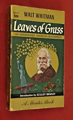 Leaves Of Grass By Walt Whitman (1954 Paperback) Vintage • $9.50