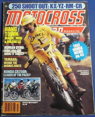 Motocross Action Magazine-july 1982-rick Johnson-hangtown-works Yamaha-vintage • $26