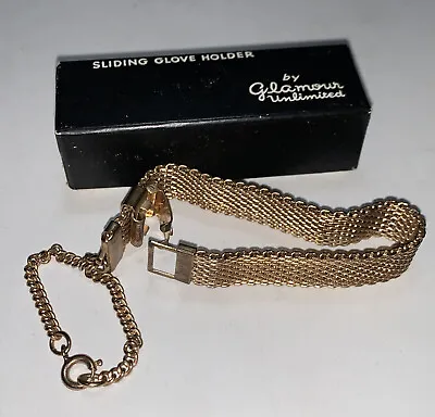 Vintage Glove Holder Scarf Clip Purse Accessory Glamour Unlimited Original Box • $12.98