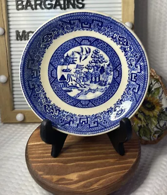 Vintage Homer Laughlin 5 3/4 Inch Blue Willow Replacement Saucer Rare • $9