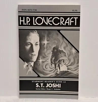 H.P. Lovecraft (Starmont Reader's Guide 13) SIGNED By S.T. Joshi 1st Ed Horror • $59.95