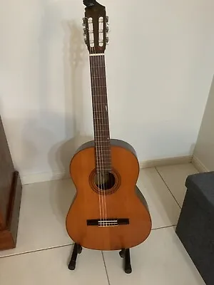 YAMAHA G-50A ACOUSTIC GUITAR  Fitted With 6 New Strings  Plus Stand And Tuner • $120