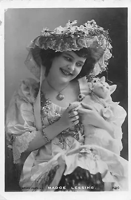 Postcard  Actresses Madge Lessing • £1.83