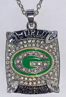 USA Green Bay Packers Football 2010 Pendant Necklace Championship Ring Inspired • $59.95