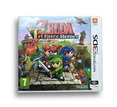 The Legend Of Zelda Tri Force Heroes Nintendo 3ds Game And Case  • $30