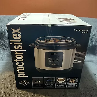 🇺🇸 Proctor Silex Electric Pressure Cooker 3 Qt+ Touchpad Controls+Digital • $59.99