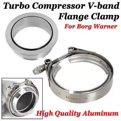 For Borg Warner S400 & S500 Series Turbo Compressor V-band Flange Clamp Aluminum • $32.99