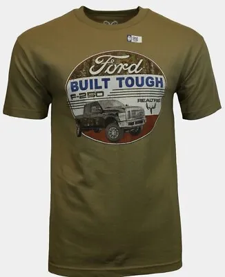Men's T Shirt FORD -build Tough-F250-American Muscle Trucks 100% Cotton-NWT • $16.99
