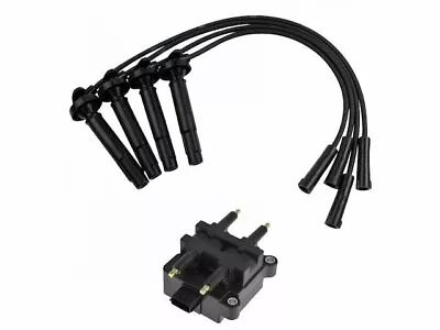 TRQ Ignition Coil And Spark Plug Wire Set Fits Subaru Forester 1999-2004 52RWCD • $71.91