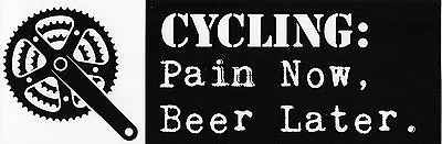 Cycling Beer Vinyl Bumper Sticker Mountain Bike Fat Sram Xx1 Xo1 Specialized Mtb • $2.49