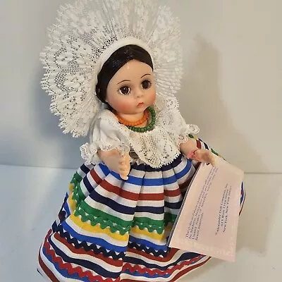 Vintage Madame Alexander Miss Mexico Doll Beautiful Colorful Dress Necklace 7”h • $36