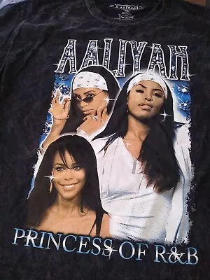 AALIYAH - Princess Of R&B Tie Dye T-shirt ~Never Worn~ M/L • $32.08