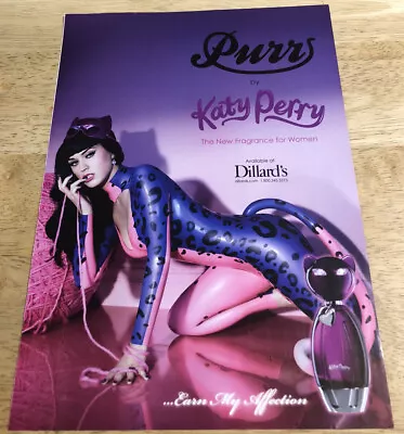 2011 KATY PERRY For PURR Fragrance Ad  -   Magazine Print Ad • £5.44