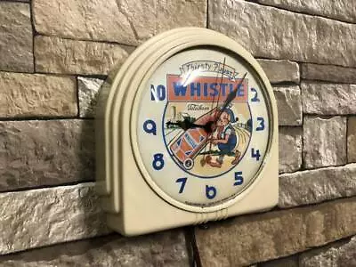 Vtg Telechron Vess-whistle Soda Old Advertising Diner Kitchen Wall Clock Sign A+ • $49.95