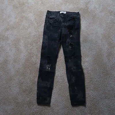 Mudd Low Rise Skinny Jeans Women's Size 7 Black Denim FLX Stretch • $14.99