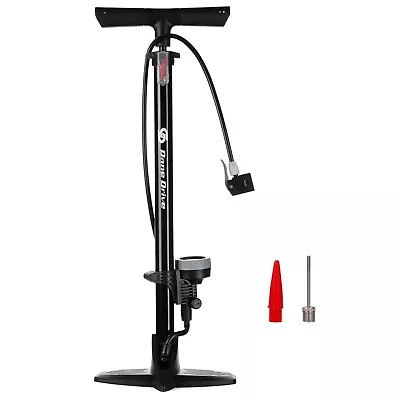 Bike Pump With Tire Pressure Gauge - Bike Tire Pump W/Schrader & Presta Valve  • $22.99