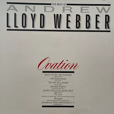 Andrew Lloyd Webber - Ovation The Best Of - 1985 K Tel Vinyl Album • £6