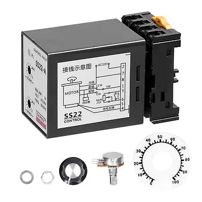 SS22-A 6-250W AC220V 3A 50/60Hz Speed Controller Motor Speeds Pinpoint Y1P3 • $14.18