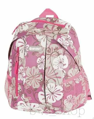 £6.99 • Buy Girls Ladies Women's Big Flower Print Backpack Rucksack Work Hand Luggage Bag