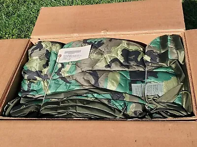 1 NEW W Tag US Army USGI Military Woodland Camo Poncho Liner WOOBIE Army Blanket • $24.50