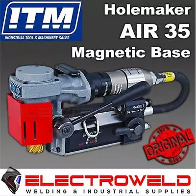 Holemaker Air 35 Low Profile Annular Drill Pneumatic Magnetic Base HMP35AD-ATEX  • $6197.77