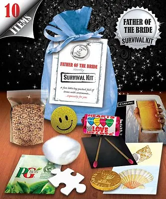 £4 • Buy Father Of The Bride Survival Kit - Fun Novelty Gift