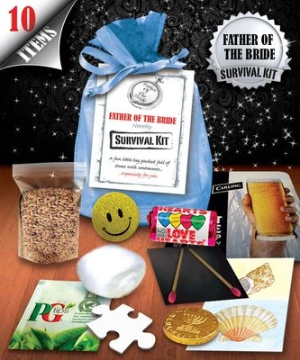 £4 • Buy Father Of The Bride Survival Kit - Fun Novelty Gift