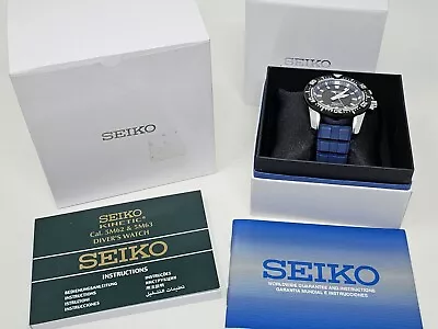 Seiko Sportura Kinetic Divers Watch 45mm Caliber 5M62 Sapphire Glass SKA563P1 • $264.99