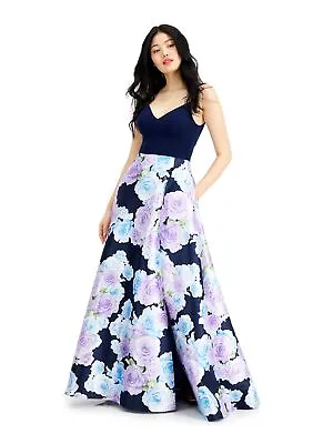 B DARLIN Womens Spaghetti Strap Full-Length Prom Empire Waist Dress Juniors • $11.99