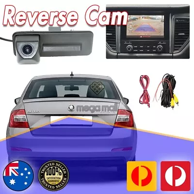 REVERSE CAM For SKODA FABIA OCTAVIA YETI Handle Backup Camera WITH BOOT SWITCH • $79.95