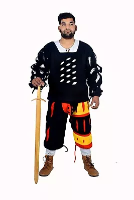 Joerg Landsknecht Doublet SET Woolan Renaissance Plane Gothic Pirate Cosplay • $150