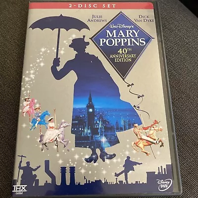 Mary Poppins 40th Anniversary DVD - 2 Disc Set • $0.99