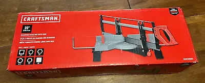 CRAFTSMAN Clamping Miter Box With Saw Adjustable Angle Model CMHT20800 • $61.19