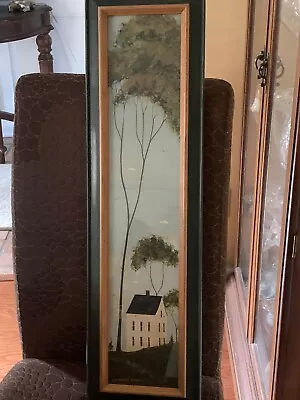 Warren Kimble American Folk Art Farmhouse Trees • $25